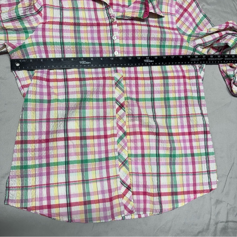 Allison Daley Multicolor Plaid Blouse - Picture 6 of 10